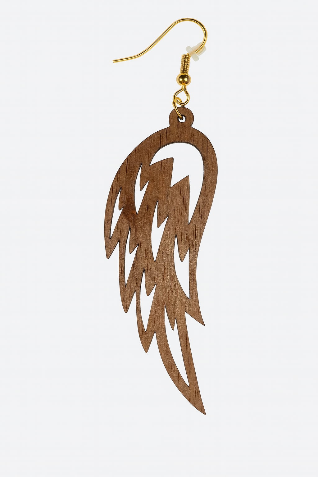 ✨ Aile “Vol Éthéré” – Boucle d’Oreille en Noyer