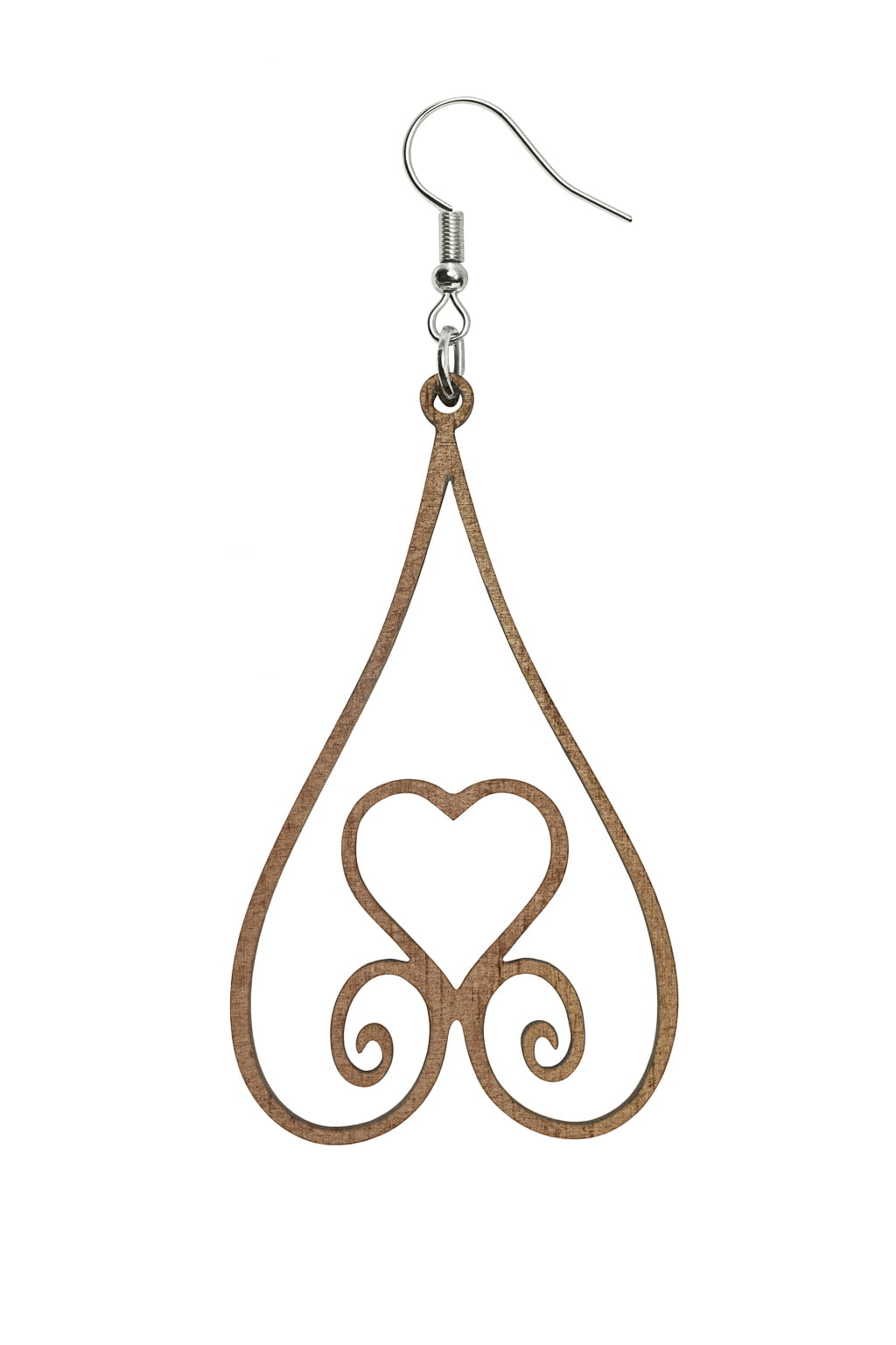 🌙 Boucles d’Oreilles Cœur d’Orient  💛🌿✨