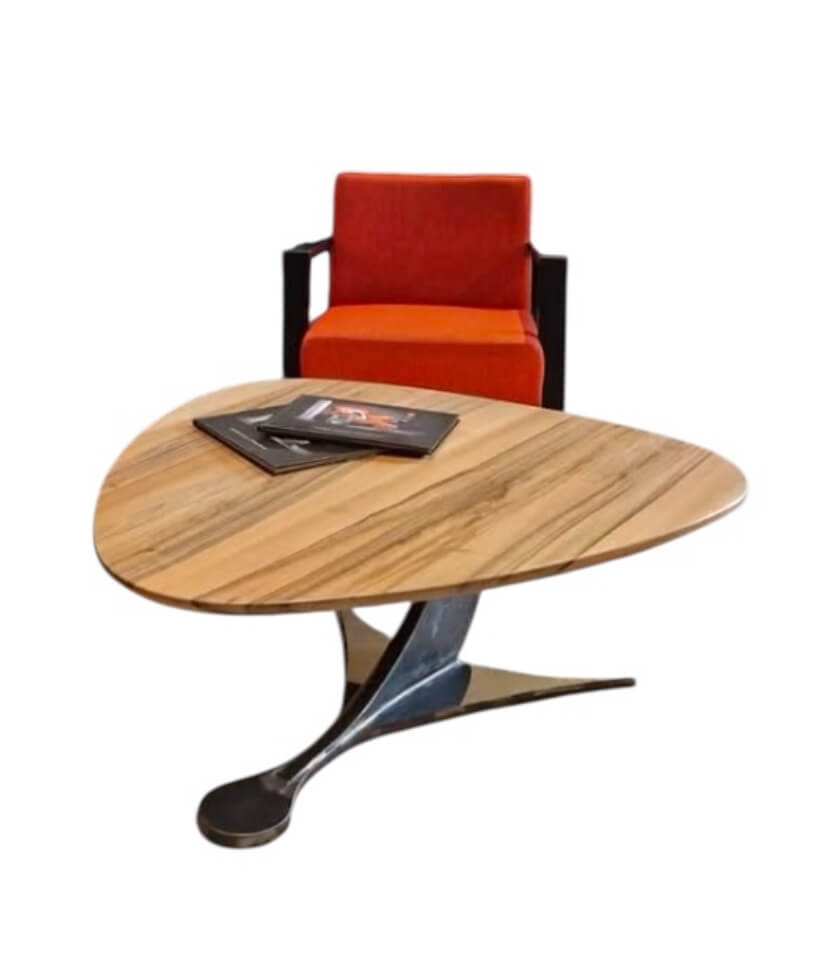 Table basse en noyer